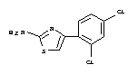 4-(2,4-DICHLORO-PHENYL)-THIAZOL-2-YLAMINE结构式