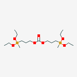 Structure of Carbonic acid bis[3-[methyldiethoxysilyl]propyl] ester