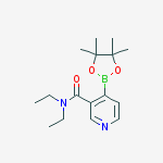 Structure of N,N-DIETHYL-4-(4,4,5,5-TETRAMETHYL-1,3,2-DIOXABOROLAN-2-YL)PICOLINAMIDE