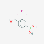 Structure of (4-(Hydroxymethyl)-3-(trifluoromethyl)phenyl)boronic acid