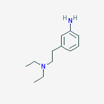Structure of 3-[2-(diethylamino)ethyl]aniline