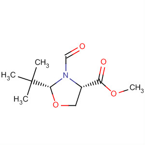 Structure of (2R,4S)-METHYL 2-TERT-BUTYL-3-FORMYLOXAZOLIDINE-4-CARBOXYLATE