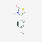 Structure of 4-(4-ETHYLPHENYL)-2(3H)-THIAZOLONE