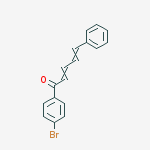 Structure of (2E,4E)-1-(4-Bromophenyl)-5-phenylpenta-2,4-dien-1-one