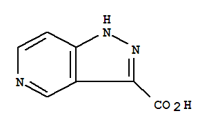 1H-吡唑并[4,3-C]吡啶-3-羧酸结构式