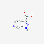 Structure of 1H-Pyrazolo[3,4-c]pyridine-3-carboxylic acid