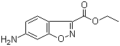 6-氨基-1,2-苯并异恶唑-3-羧酸乙酯结构式