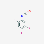 Structure of 1,2,4-Trifluoro-5-isocyanatobenzene