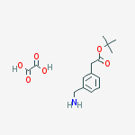Structure of (3-Aminomethyl-phenyl)-acetic acid tert-butyl ester oxalate
