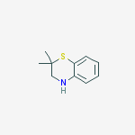 2,2-DIMETHYL-3,4-DIHYDRO-2H-1,4-BENZOTHIAZINE结构式