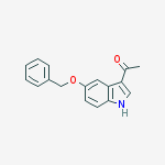 Structure of 1-(5-(Benzyloxy)-1H-indol-3-yl)ethanone