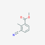 Structure of 3-Cyano-2-MethylBenzoic Acid Methyl Ester