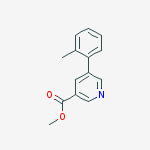 Structure of methyl 5-o-tolylpyridine-3-carboxylate