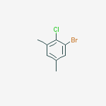 Structure of 1-BROMO-2-CHLORO-3,5-DIMETHYLBENZENE
