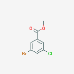 METHYL 3-BROMO-5-CHLOROBENZOATE结构式