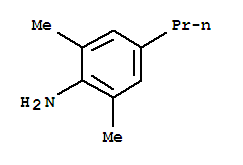 Structure of Benzenamine,  2,6-dimethyl-4-propyl-