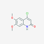 Structure of 4-chloro-6,7-dimethoxy-1H-quinolin-2-one