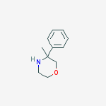 Structure of 3-Methyl-3-phenylMorpholine