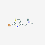 Structure of 1-(2-Bromothiazol-4-yl)-N-methylmethanamine