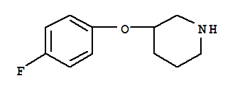 Structure of 3-(4-FLUOROPHENOXY)PIPERIDINE