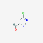 Structure of 6-chloropyrimidine-4-carbaldehyde