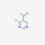 Structure of 4-chloropyrimidine-5-carbaldehyde