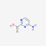 4-aminopyrimidine-2-carboxylic acid结构式