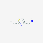 Structure of 1-(2-ETHYL-1,3-THIAZOL-4-YL)METHANAMINE 95%