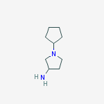 Structure of 1-cyclopentylpyrrolidin-3-amine