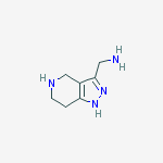 Structure of 1H-Pyrazolo[4,3-c]pyridine-3-methanamine,  4,5,6,7-tetrahydro-