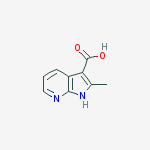 Structure of 2-methyl-1h-pyrrolo[2,3-b]pyridine-3-carboxylic Acid