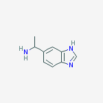 Structure of 1H-Benzimidazole-6-methanamine,  -alpha--methyl-