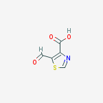 Structure of 4-Thiazolecarboxylic  acid,  5-formyl-
