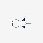 Structure of 2,3-dimethyl-4,5,6,7-tetrahydroimidazo[4,5-c]pyridine