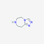 6,7,8,9-tetrahydro-5h-[1,2,4]triazolo[4,3-d][1,4]diazepine结构式