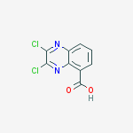 2,3-Dichloroquinoxaline-5-carboxylic acid结构式