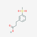 Structure of 3-(3-methylsulfonylphenyl)propanoic Acid