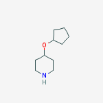 Structure of 4-cyclopentyloxypiperidine