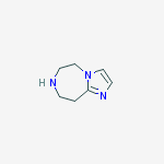 6,7,8,9-Tetrahydro-5H-Imidazo[1,2-d][1,4]diazepine结构式