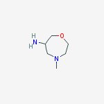 Structure of 4-METHYL-1,4-OXAZEPAN-6-AMINE