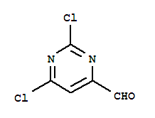 Structure of 4-Pyrimidinecarboxaldehyde,2,6-dichloro-