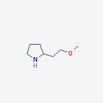 2-(2-Methoxyethyl)pyrrolidine结构式