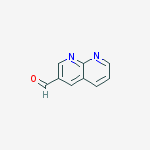 1,8-naphthyridine-3-carbaldehyde结构式