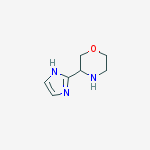 Structure of Morpholine,  3-(1H-imidazol-2-yl)-