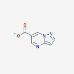Structure of PYRAZOLO[1,5-A]PYRIMIDINE-6-CARBOXYLIC ACID