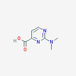 Structure of 2-(dimethylamino)-4-Pyrimidinecarboxylic acid