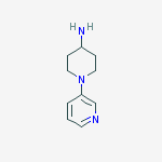 1-(3-吡啶基)-4-氨基哌啶结构式