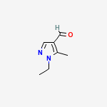 Structure of 1-ETHYL-5-METHYL-1H-PYRAZOLE-4-CARBALDEHYDE