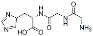 Structure of H-GLY-GLY-HIS-OH