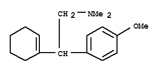 Structure of (+/-)--1-Cyclohexen-1-yl-4-methoxy-N,N-dimethylbenzeneethanamine